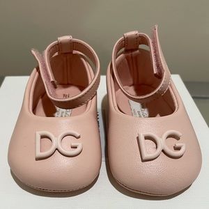Dolce Gabbana Pink Infant Ballet Flat